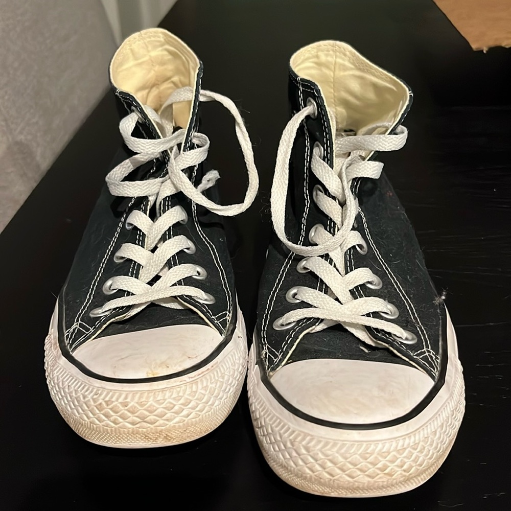 Black High Top Converse All Stars